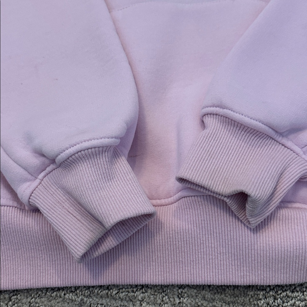 Light Pink -Pink Palm Puff Hoodie XXS - Picture 3 of 5